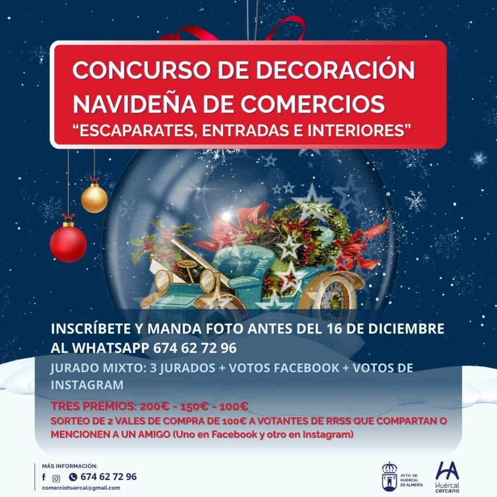 CONCURSO DE DECORACIÓN NAVIDEÑA DE COMERCIOS
